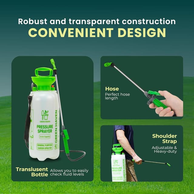 Thumbnail 1 de Green Haven 8 Litre Garden Pressure Sprayer