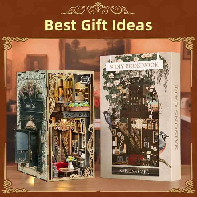 Thumbnail 6 de Saisons Café MiniCity Book Nook Kit with LED Light