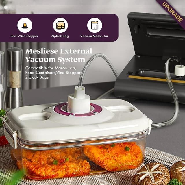 Detalle 2 de Mesliese macchina sottovuoto 90 kPa 6 in 1