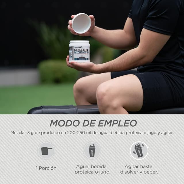 Thumbnail 5 de Enasport Creatina Monohidrato 150g 💪 50 Porciones Sin Gluten