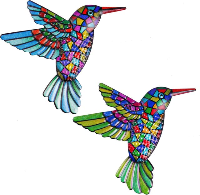 Imagen de OFFCUP Métal Colibri Décoration Murale 2PCS en OfertitasTOP