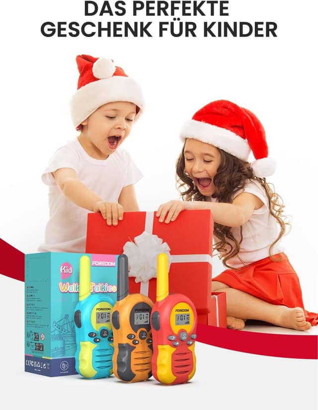 Thumbnail 6 de FOREDOM Kinder Walkie Talkie 3er Set