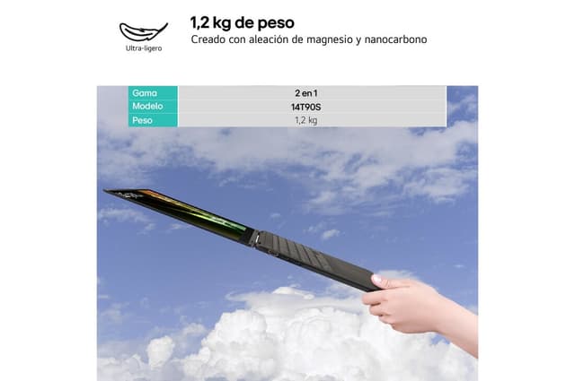 Thumbnail 4 de LG gram 14T90S i7, 16 GB, 512 GB SSD