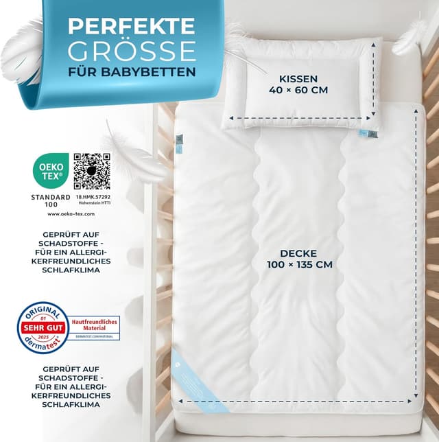 Detalle 1 de Glückstoff Kinder Bettdecken Set 520 g