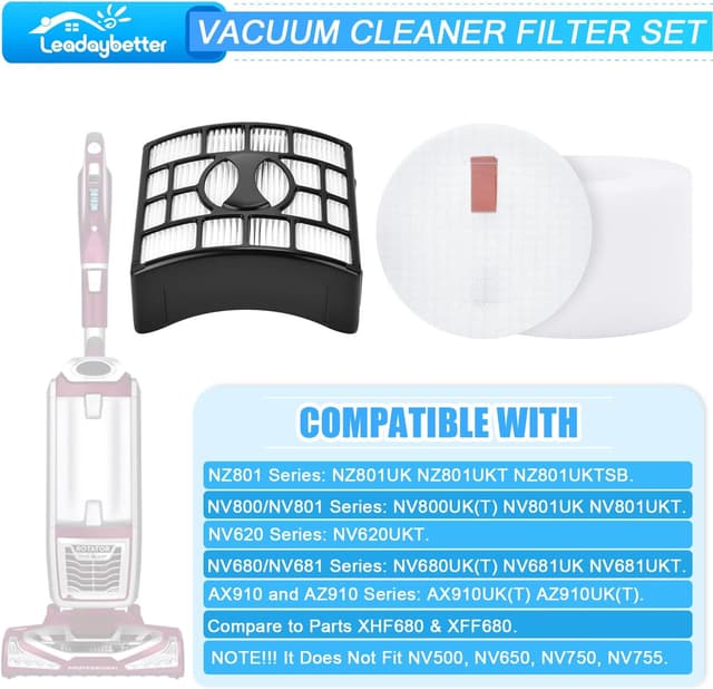 Detalle 2 de Leadaybetter NV801ukt HEPA filter replacement for Shark Rotator Powered Lift-Away vacuum