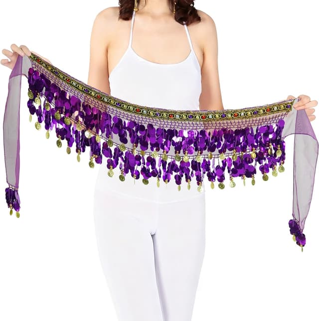 Thumbnail 5 de Bauchtanz Hüfttuch mit Münzen