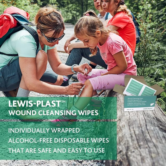 Thumbnail 3 de LEWIS-PLAST Toallitas Desinfectantes Antisépticas 🧴 100 Cajas