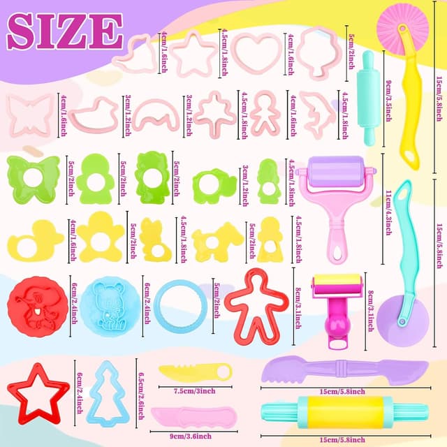 Detalle 2 de DOITEM Clay and Dough Tools 29 piece set