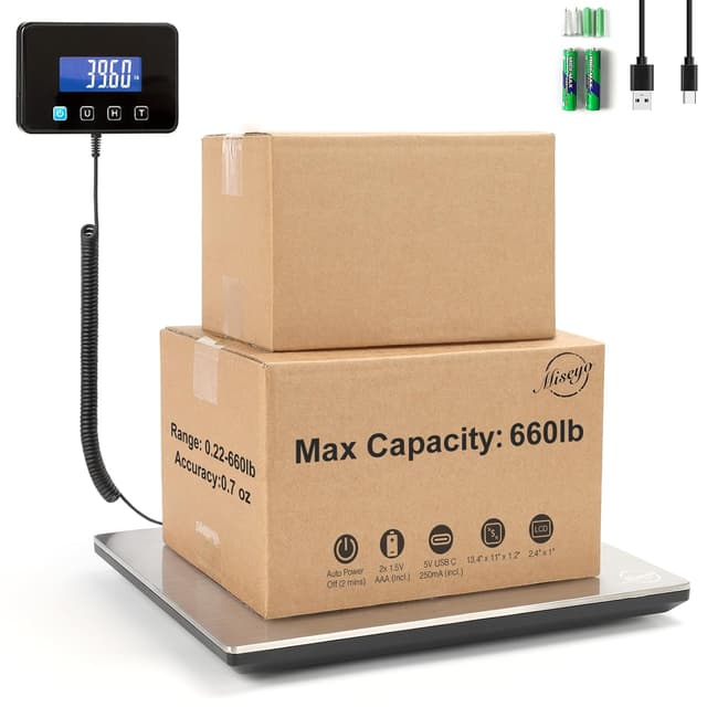 Detalle de Miseyo Paketwaage 300 kg/20 g