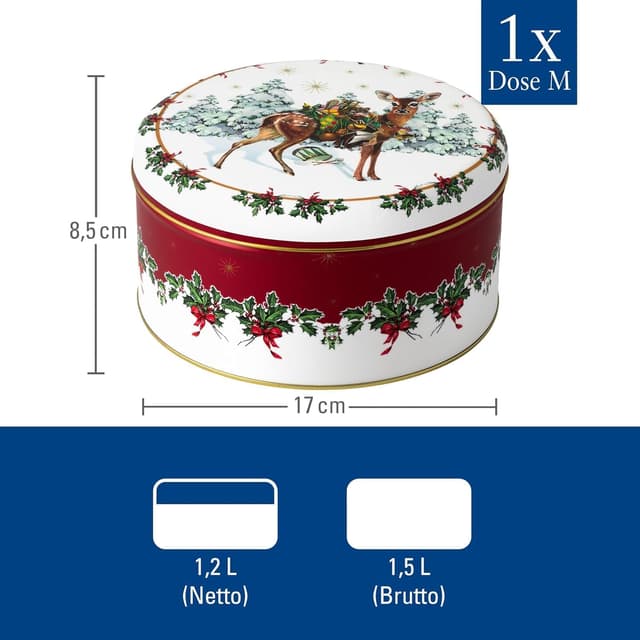 Thumbnail 3 de Villeroy & Boch Winter Collage boîtes biscuits