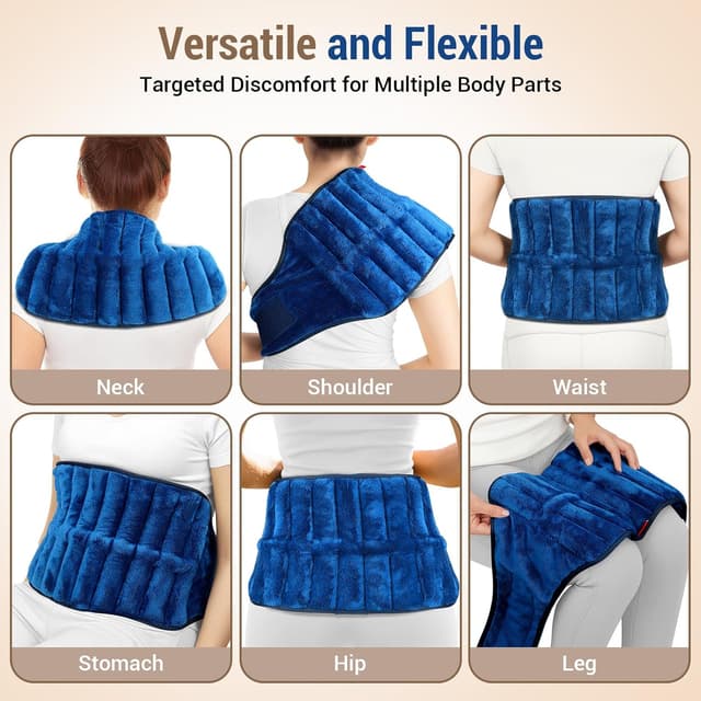 Thumbnail 6 de Comfytemp 9x47inch Microwavable Heating Pad 2.5LB