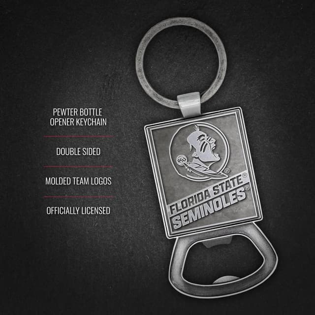 Detalle 2 de Rico Industries NCAA Pewter Style Bottle Opener Keychain