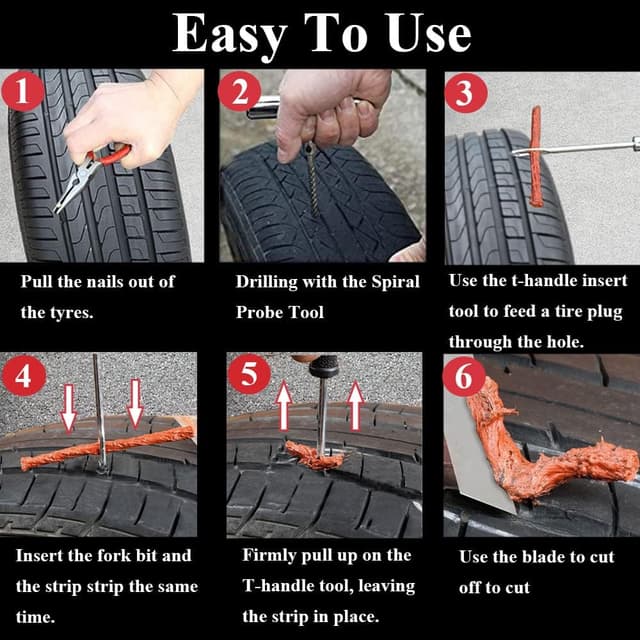 Thumbnail 4 de Ghguole Kit Riparazione Pneumatici Bici 57 pezzi ðŸ›