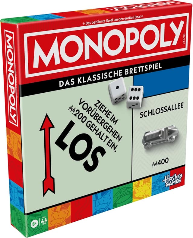 Thumbnail 6 de Monopoly Basisspiel mit Aufbewahrungsfach und größeren Spielfiguren – Deutsche Fassung
