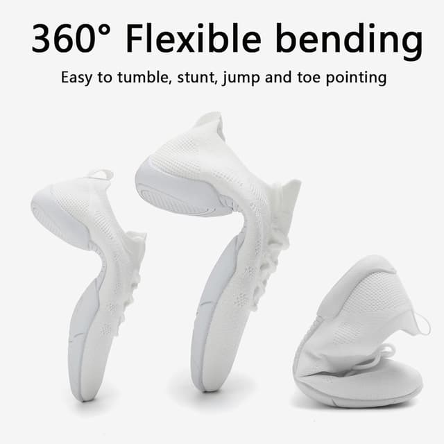 Detalle 1 de Kvwqoty Cheerleader Schuhe für Mädchen