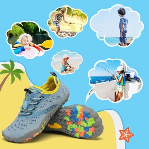 Thumbnail 6 de SAGUARO zapatillas minimalistas barefoot de secado rápido para niños (turquesa) talla 30 EU
