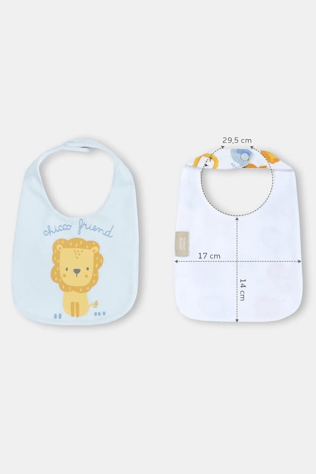 Detalle 2 de Chicco lot de 5 bavoirs bébé en coton