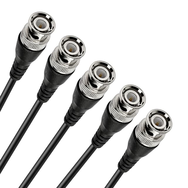 Detalle de BNC pigtail cable 5 pack for CCTV