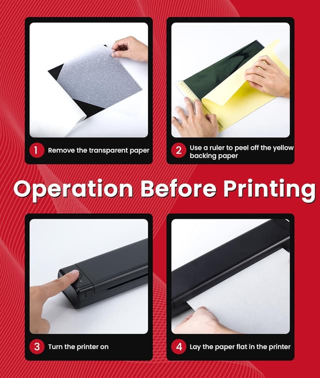 Thumbnail 5 de Phomemo M08F Stampante Per Tatuaggi 1200 mAh