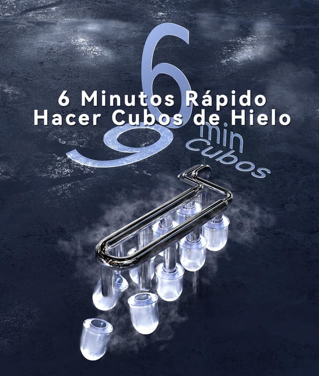 Thumbnail 1 de ecozy Máquina de Hielo Portátil, 12 Kg, ¡Listo en 6 Min!