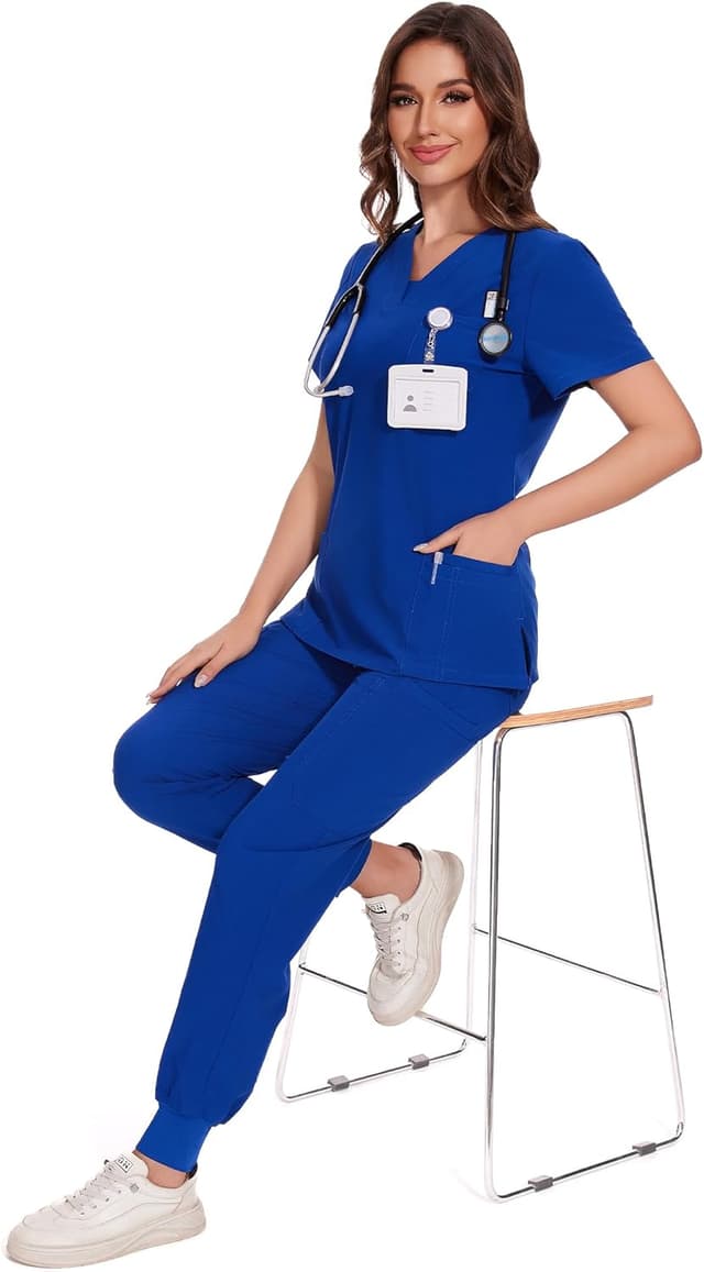 Thumbnail 5 de COZYFIT Scrubs Set 10 Pockets