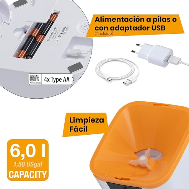 Thumbnail 4 de Ferplast Risto Pet Smart comedero 6 L WiFi