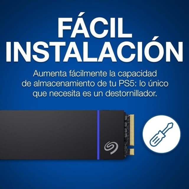 Detalle de Seagate Game Drive PS5 2 TB para NVMe