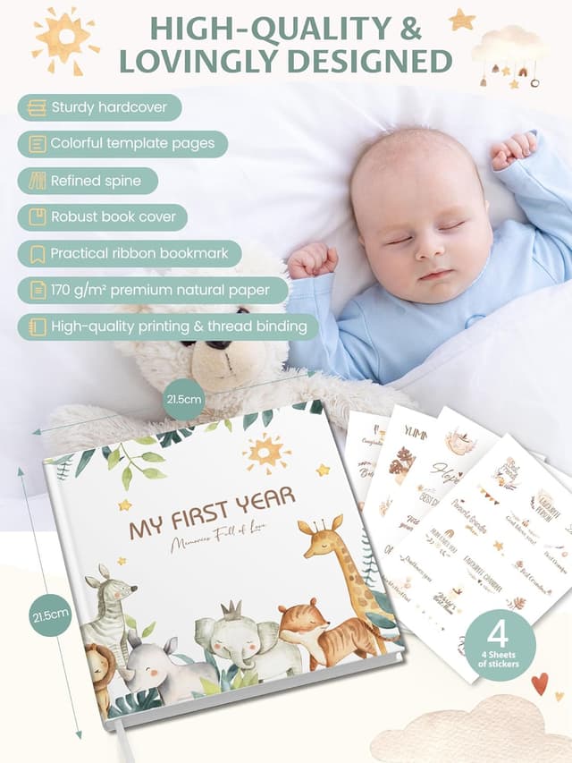 Detalle 2 de Hyggartn My First Year baby album 84 pages