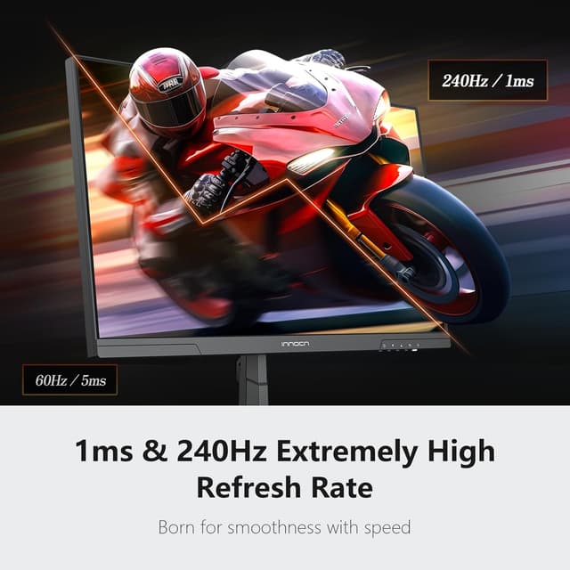 Detalle de INNOCN 25G2S 24.5" QHD 240Hz gaming monitor