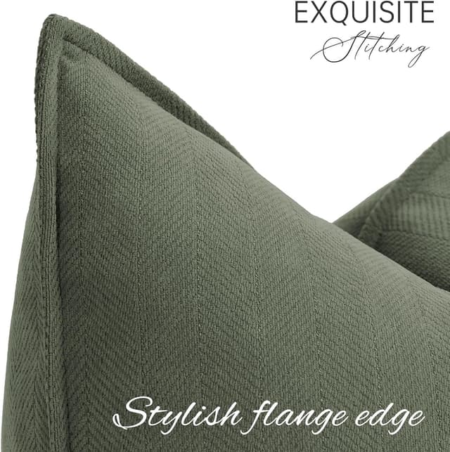 Thumbnail 1 de ZWJD Armeegrün Kissenbezug 45x45