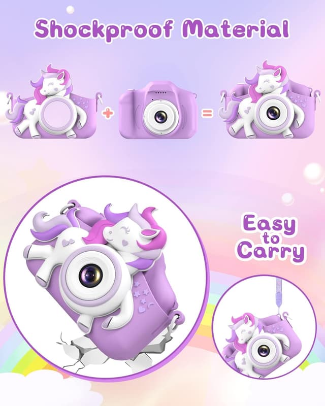 Detalle 2 de Kinderkamera Gofunly 1080P mit 2,0-Zoll