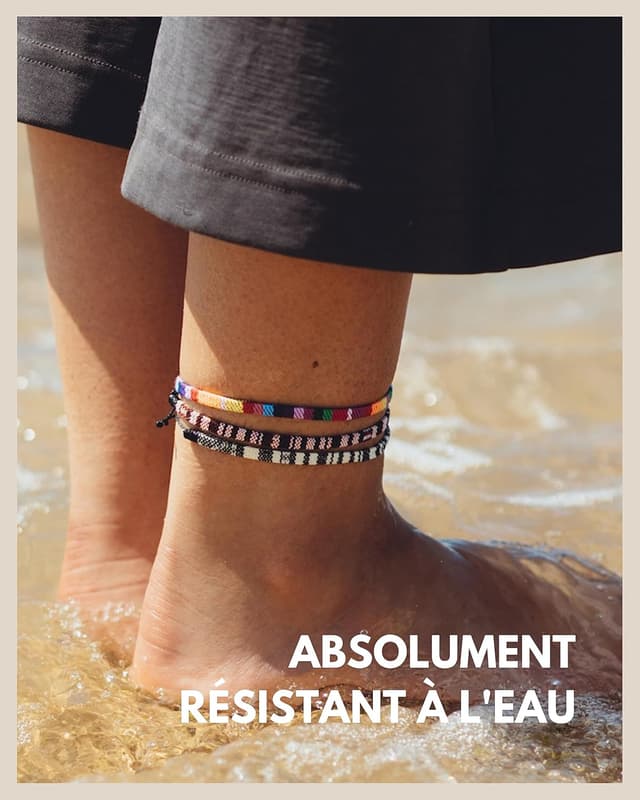 Detalle 2 de Bracelet de cheville ethnique 1 pièce