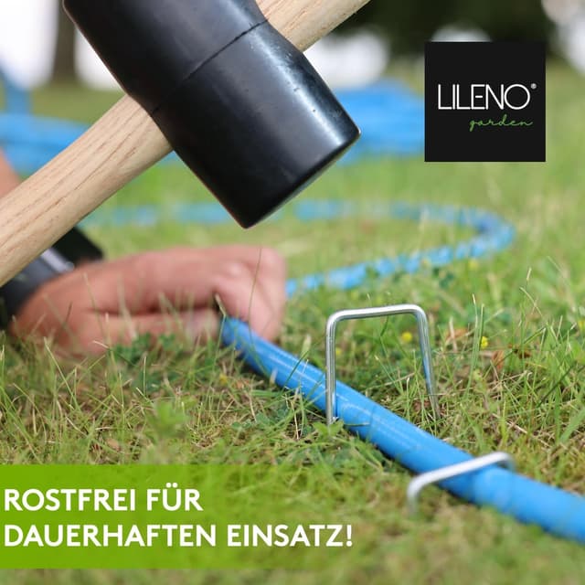 Thumbnail 6 de LILENO HOME Unkrautvlies Erdnägel 14 x 3 cm