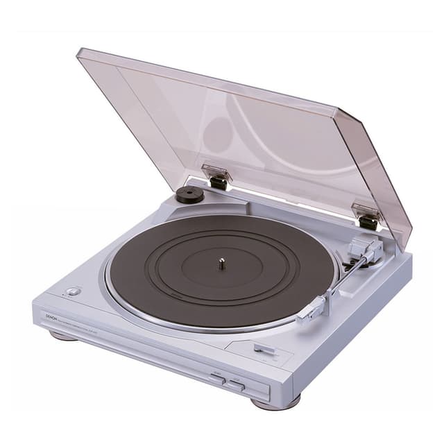 Detalle de Denon DP 29 tocadiscos con calidad de vinilo
