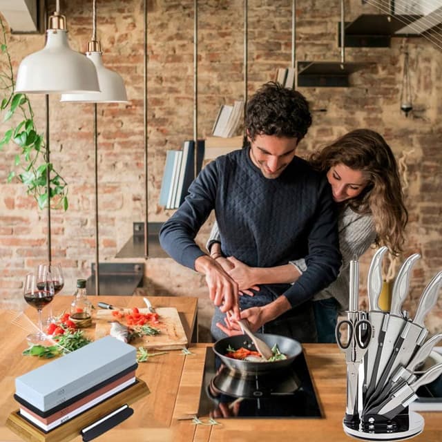 Thumbnail 6 de Abziehsteine Schleifstein Set 400/1000 đȘ