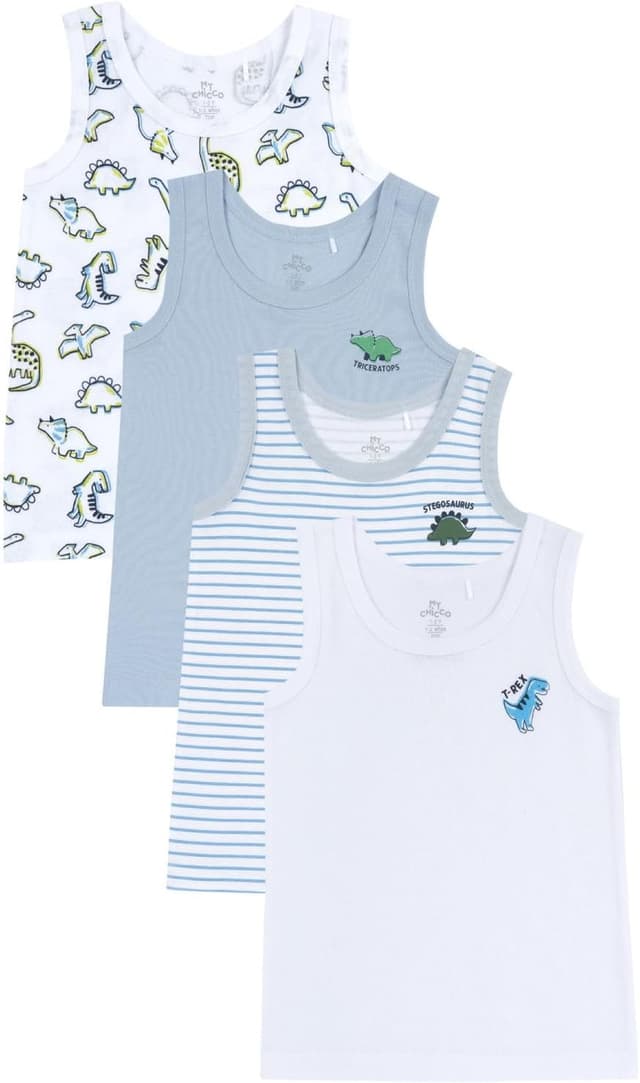 Detalle 2 de Chicco débardeurs enfant en coton 4 pièces