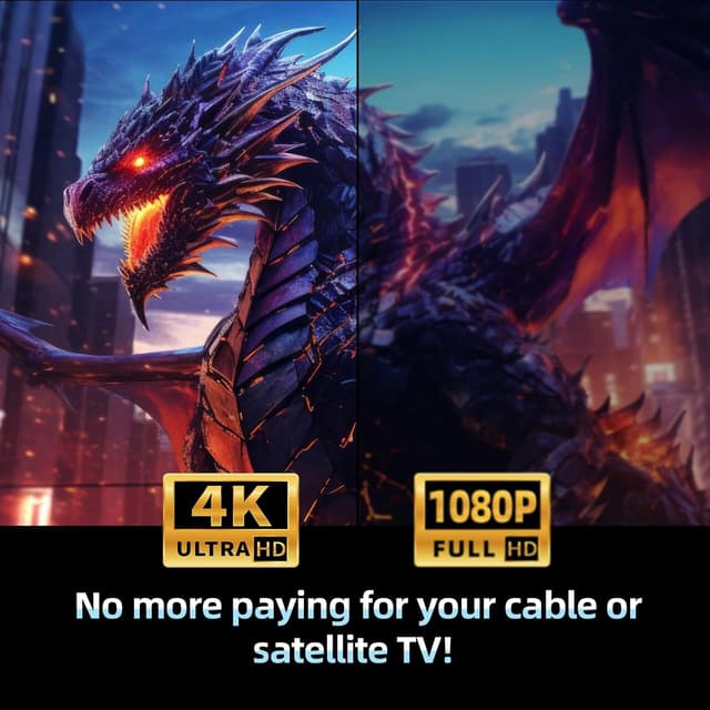 Detalle de Indoor TV aerial with 650+ mile range