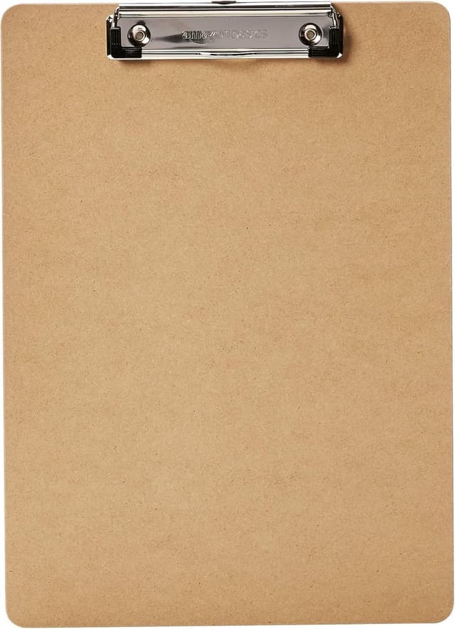 Detalle 2 de Amazon Basics Hardboard Clipboard pack of 10