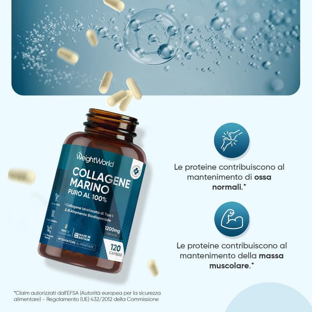 Thumbnail 2 de WeightWorld Collagene Marino 120 capsule 💊