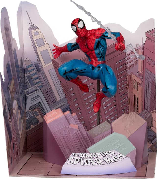 Imagen de McFarlane Spider-Man 1:10 collezione con scena en OfertitasTOP