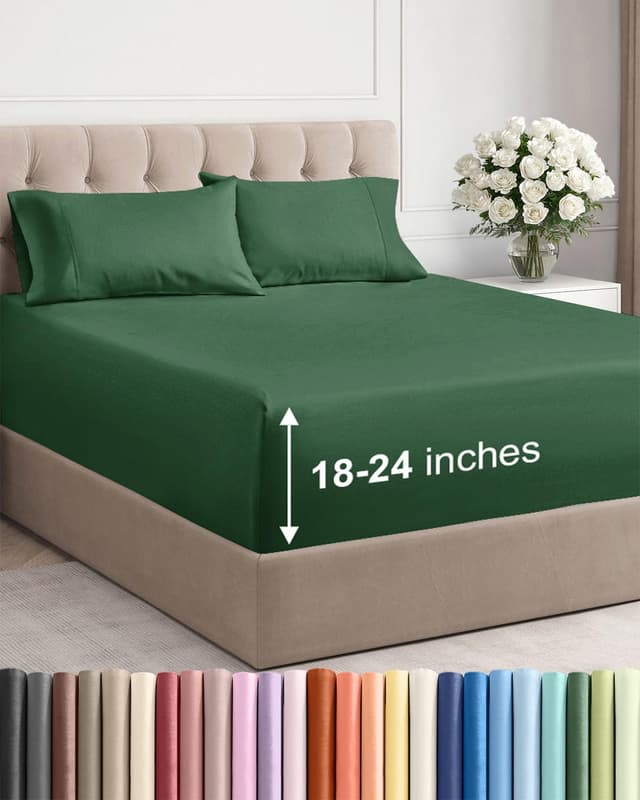 Detalle de Extra Deep Pocket Queen Sheet Set 21 inch
