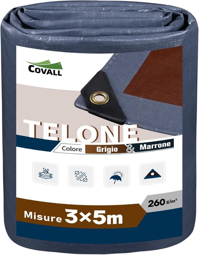 Detalle de Covall telo telone impermeabile 3x5 m