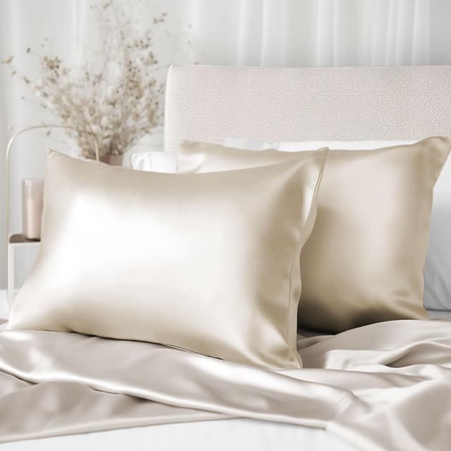 Thumbnail 6 de Texbee Silk Pillowcase (22 Momme Mulberry Silk) – Cream 50x75 cm, gift box included