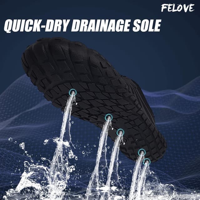 Detalle 1 de Chaussures de plage aquatiques FELOVE pour surf