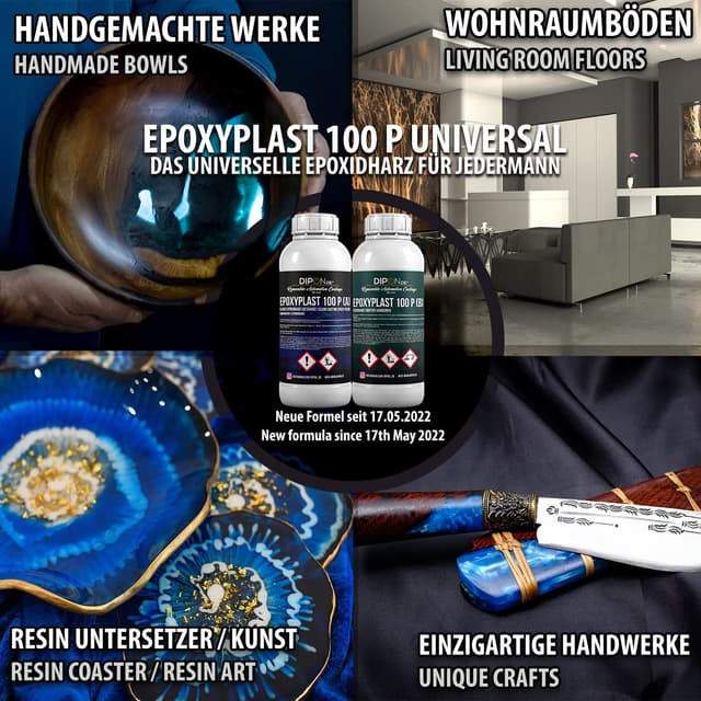 Detalle 2 de EpoxyPlast 9,0 KG Epoxidharz 2K Glasklar