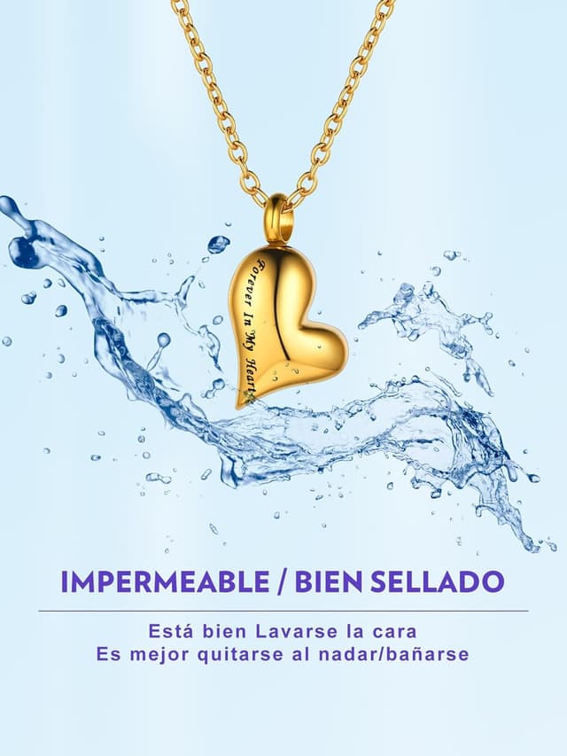 Detalle 2 de Richsteel Collar urna cremación 50+5 cm