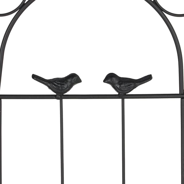 Thumbnail 6 de Relaxdays grigliati per rampicanti: set da 2 tralicci in ferro nero a incastro (200 x 50 cm)