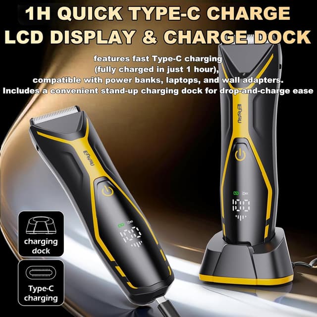 Detalle 2 de Favrison Body Hair Trimmer with IPX7