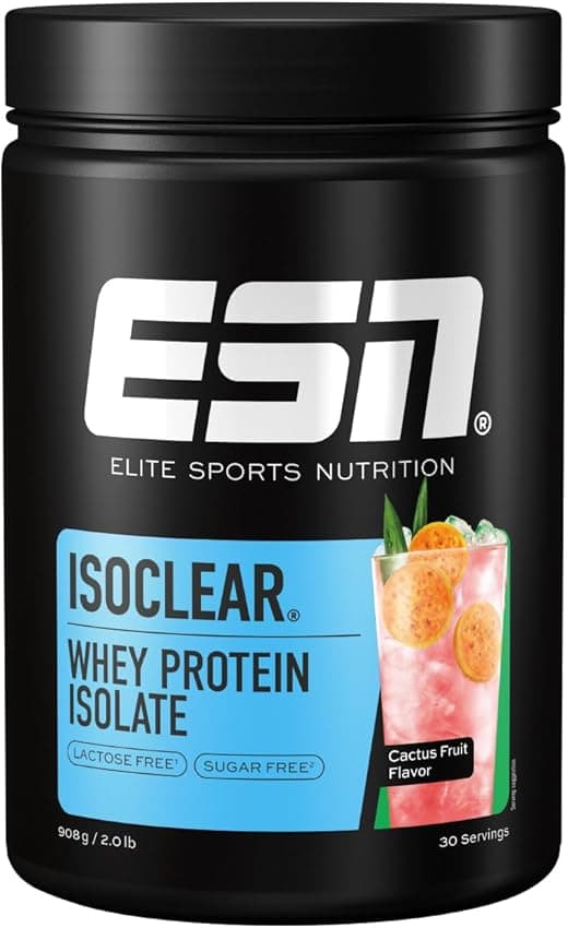 Thumbnail 5 de ESN ISOCLEAR Whey Isolate 908 g — Green Tea Honey 🥤