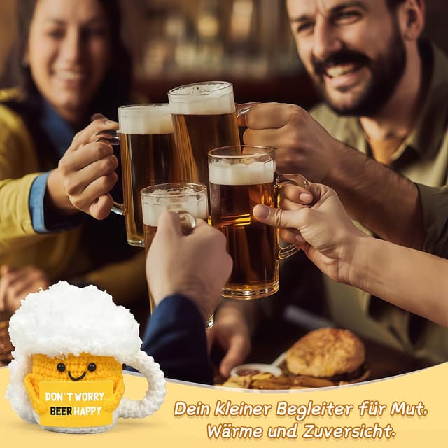 Thumbnail 5 de HUKUMA Bier Geschenke Kuscheltier